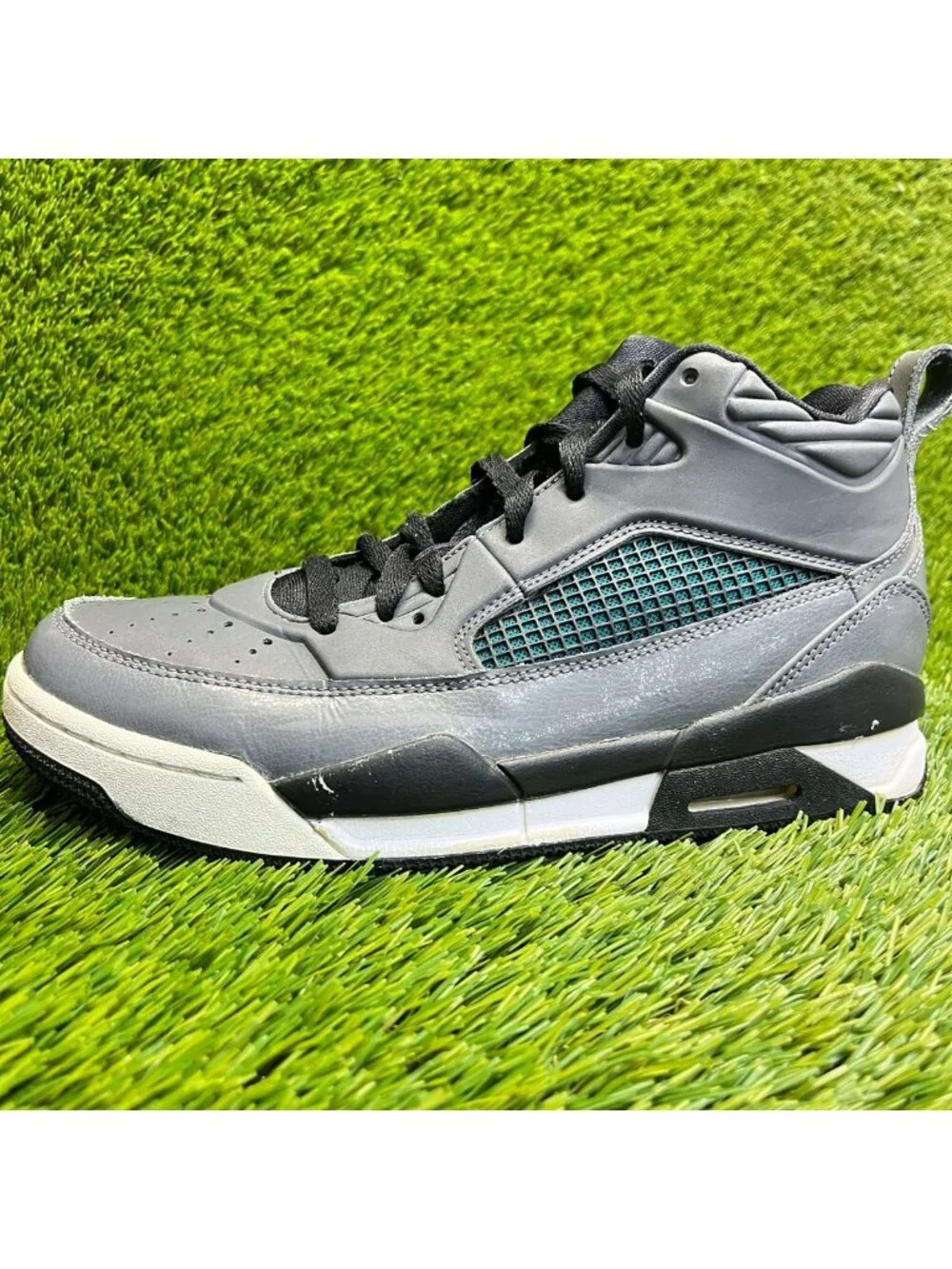 Nike Air Jordan Flight 9.5 Boys Size 7Y Gray Athletic Basketball Shoes Sneakers